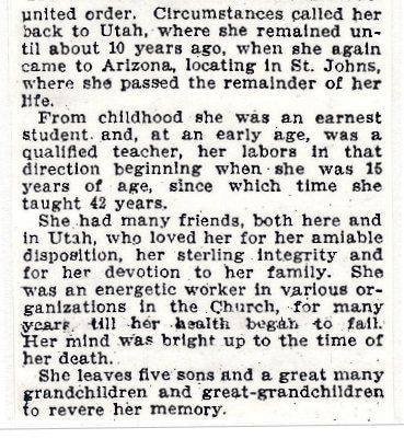 Mary Elizabth Cox Whiting Obituary Newspaper 2